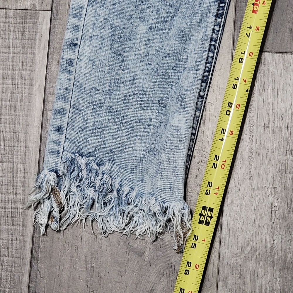 Free People Great Heights Freyed Hem Distressed Skinny Jeans - Picture 6 of 13